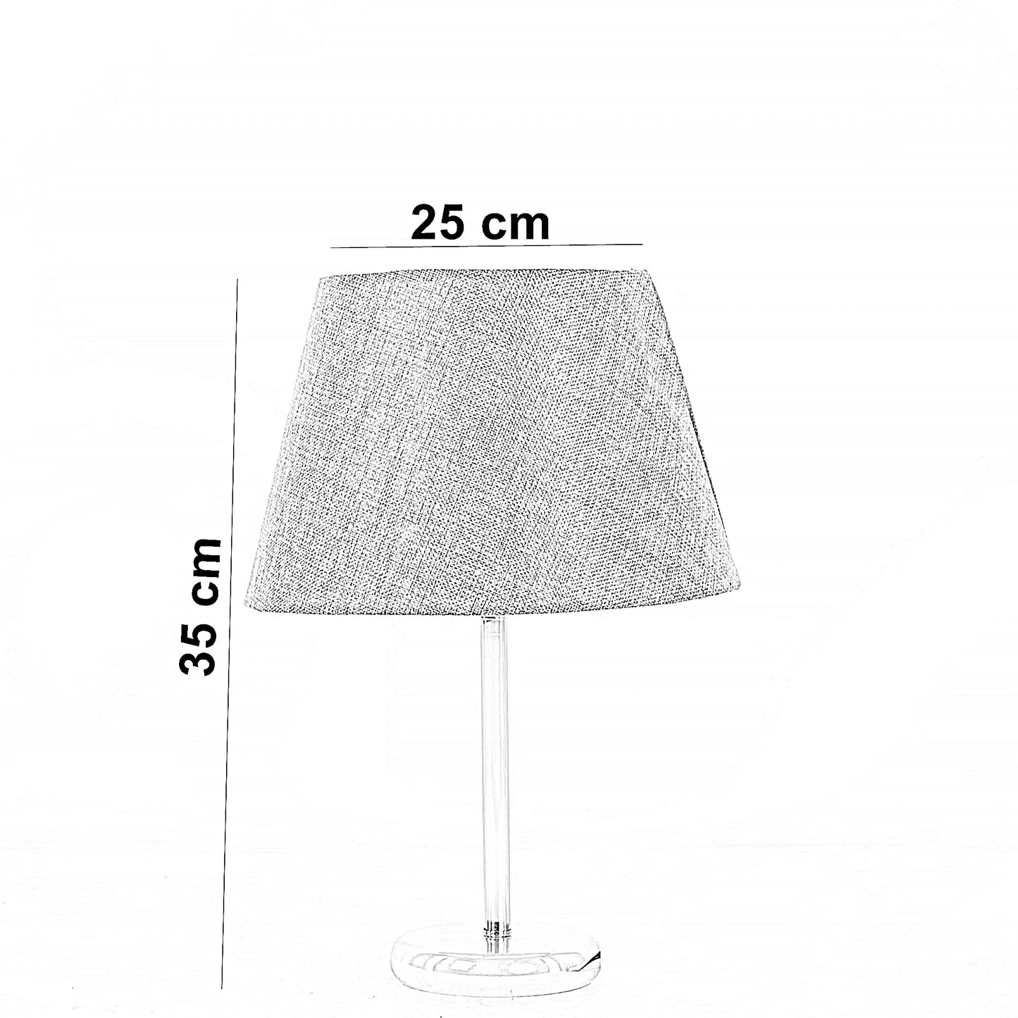 أباجورة قماش، 25*35 سم