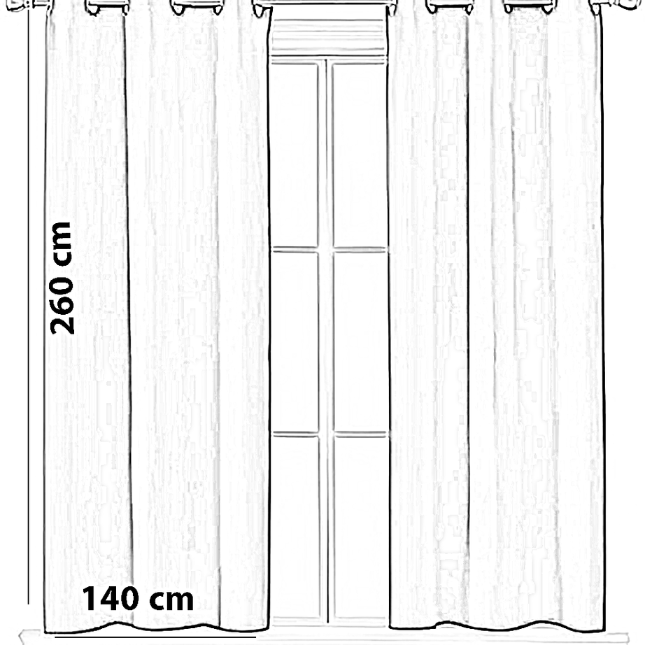 ستارة بوليستر، 140*260 سم