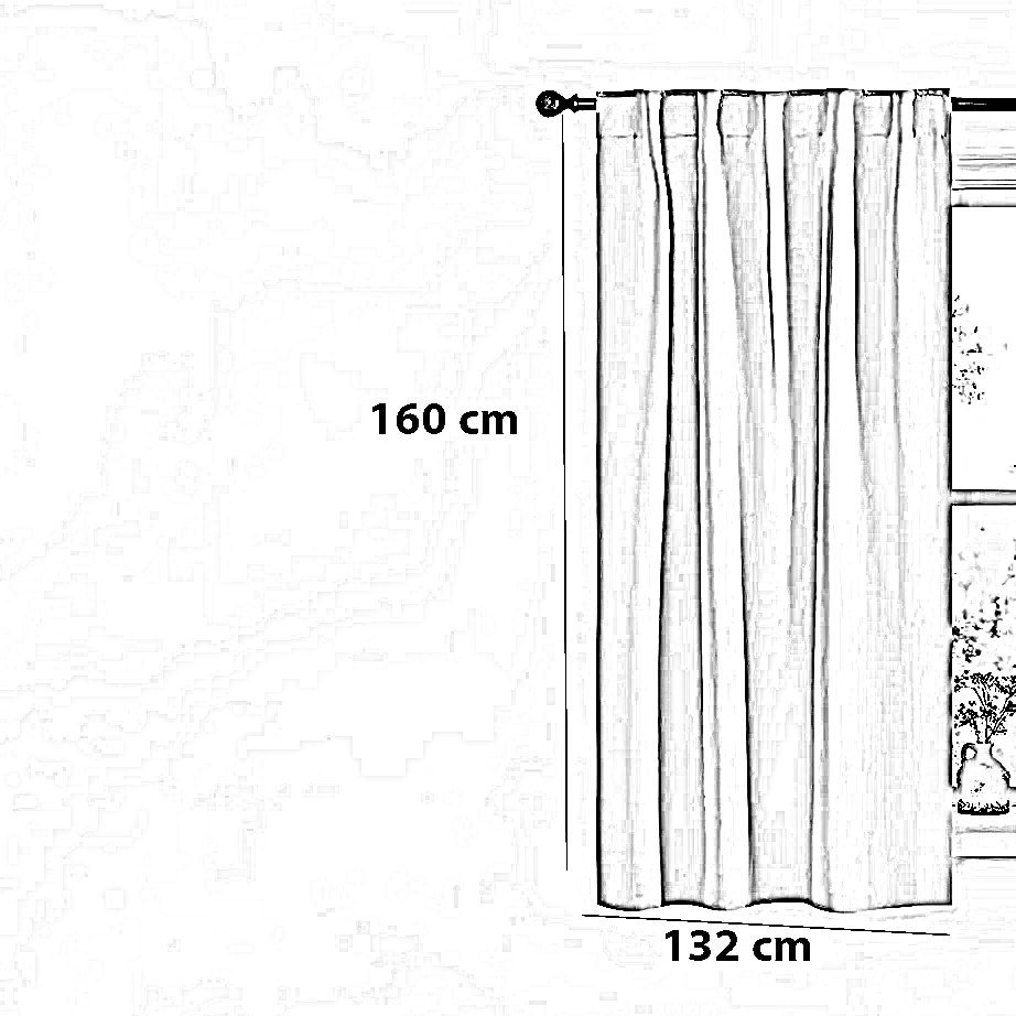 ستارة بوليستر، 132*160 سم