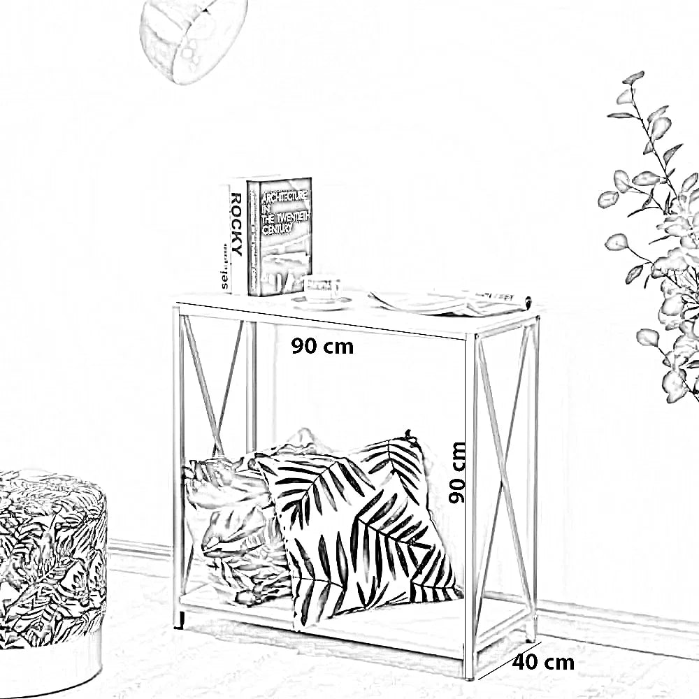 كونسول معدن، 90*40*90 سم