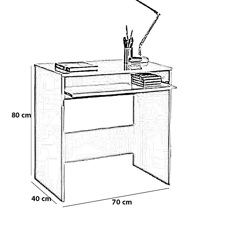 مكتب خشب ام دي اف، 70*40*80 سم