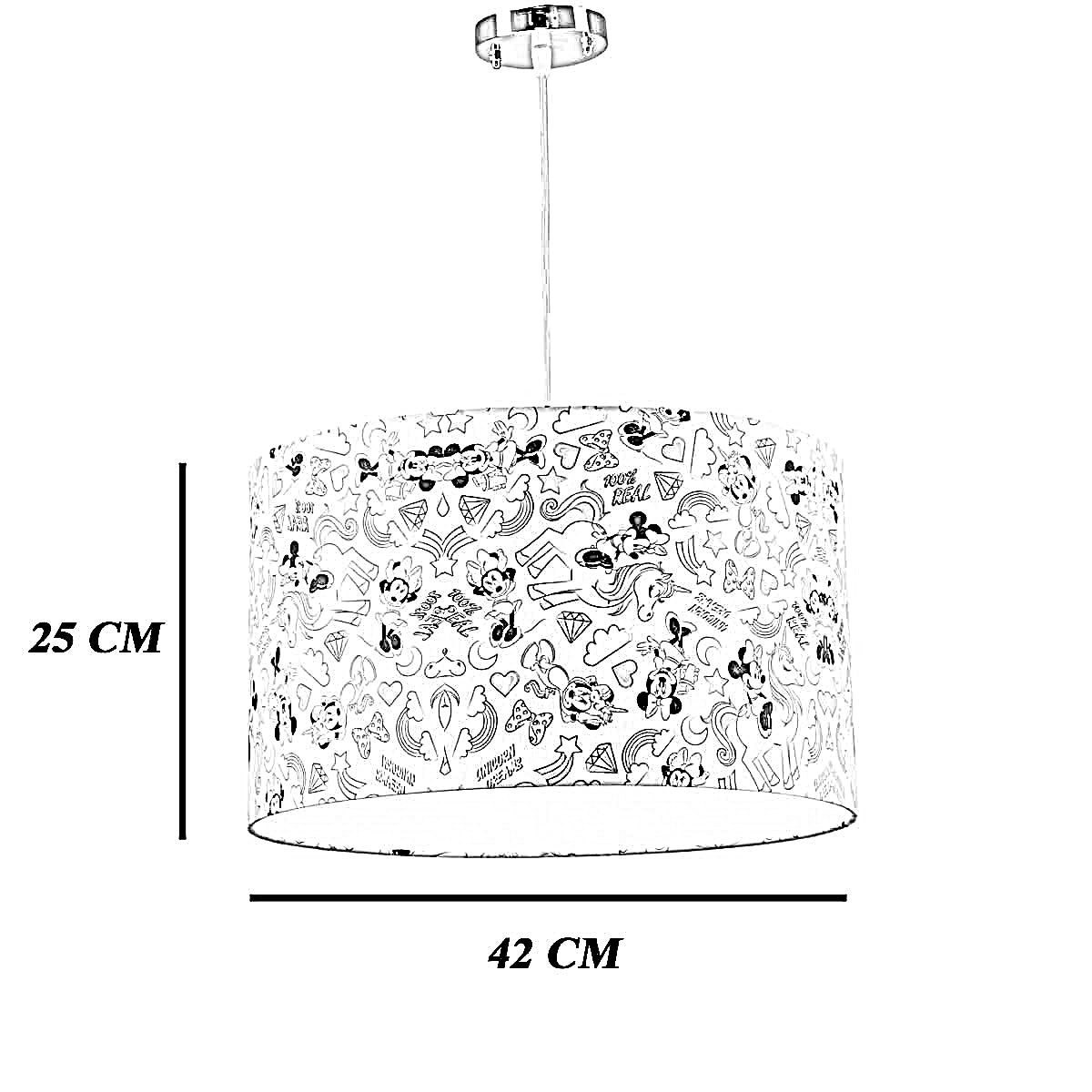 نجفة قماش، 42*25 سم