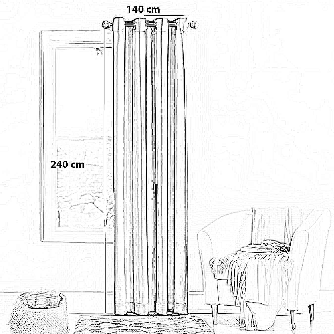 ستارة بوليستر، 140*240 سم