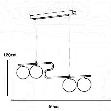 نجفة ستيل، 80*120 سم