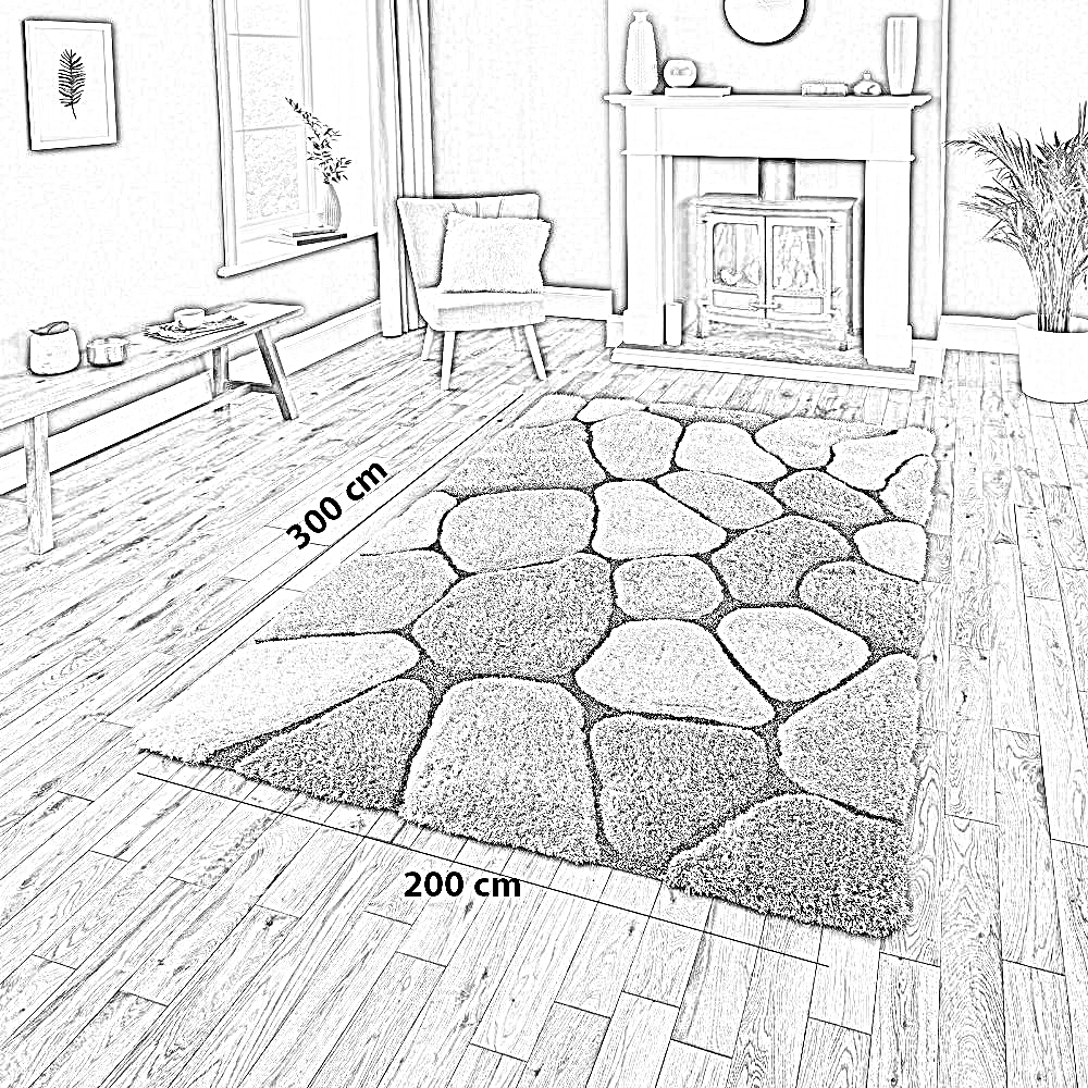 سجادة قطن و حرير، 200*300 سم