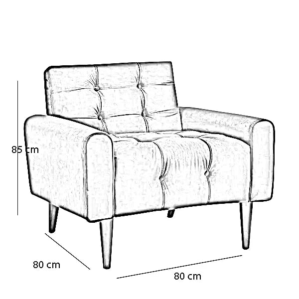 كرسي خشب زان، 80*80*85 سم