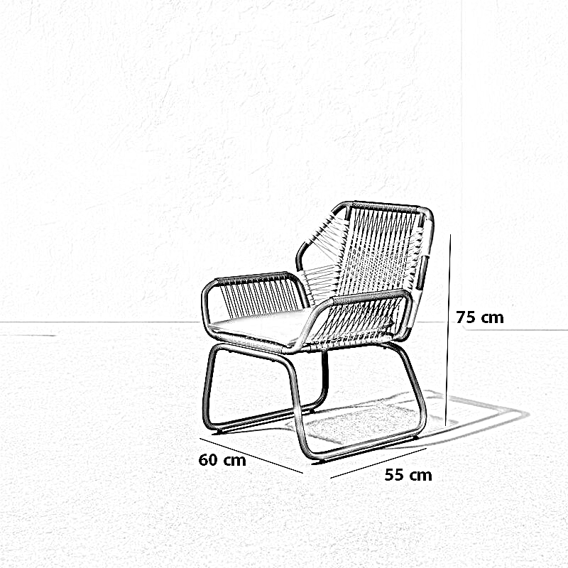 طقم خارجي ستيل ودوبار، قطعتين