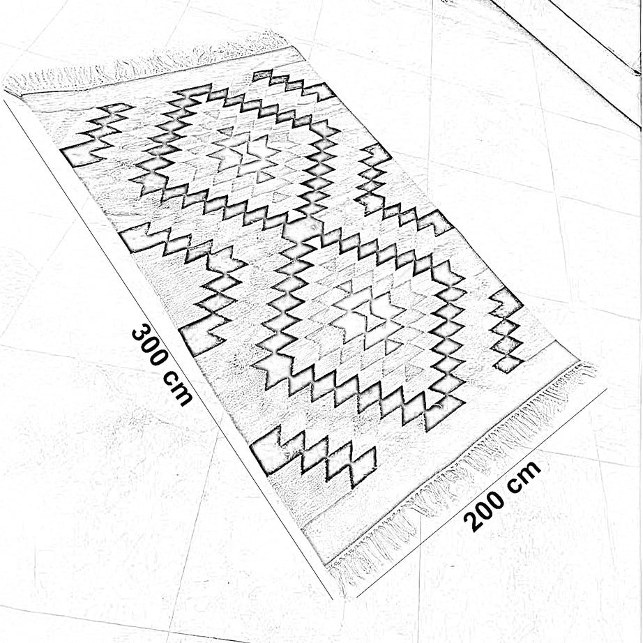 سجادة صوف، 200*300 سم