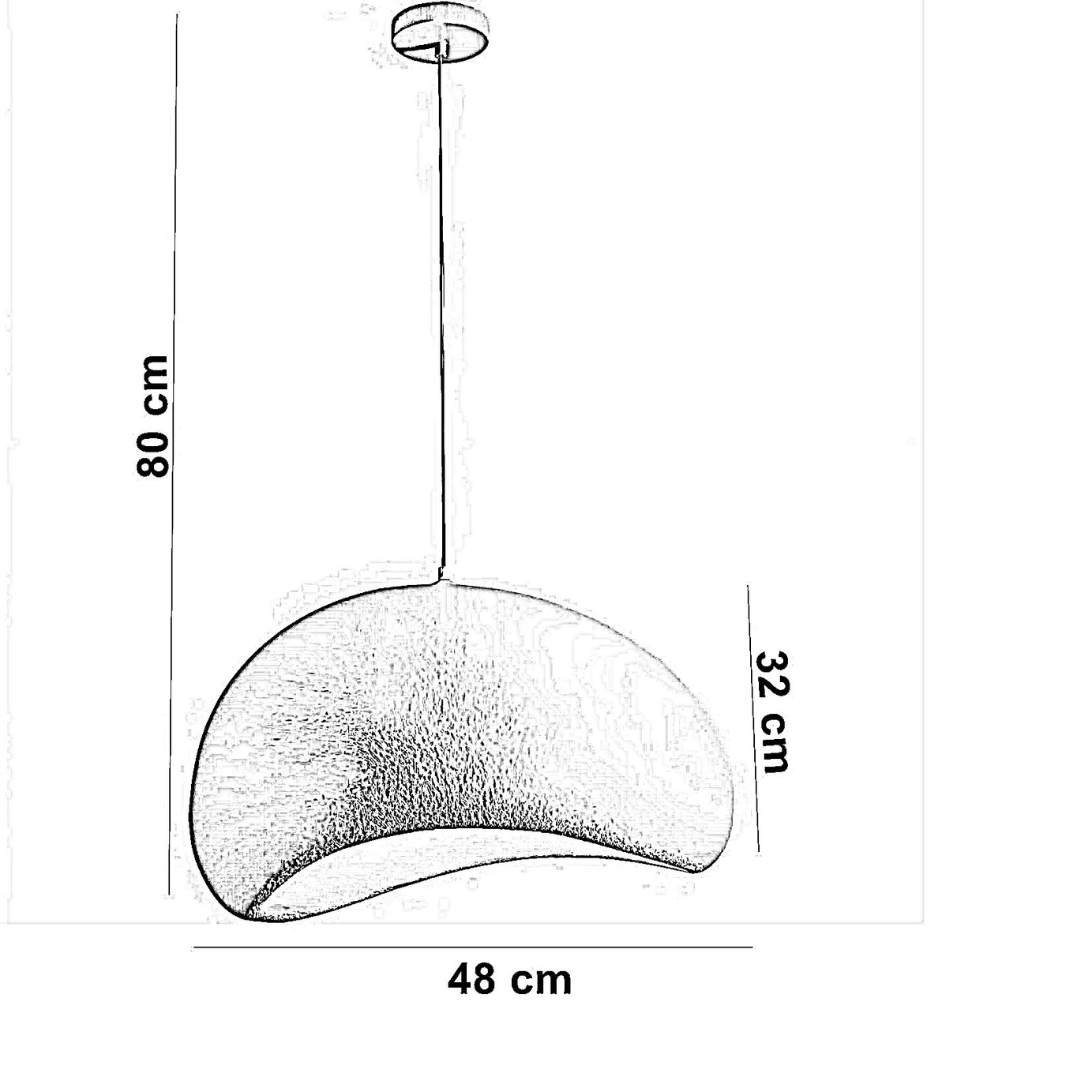 نجفة بوليستر، 48*80 سم