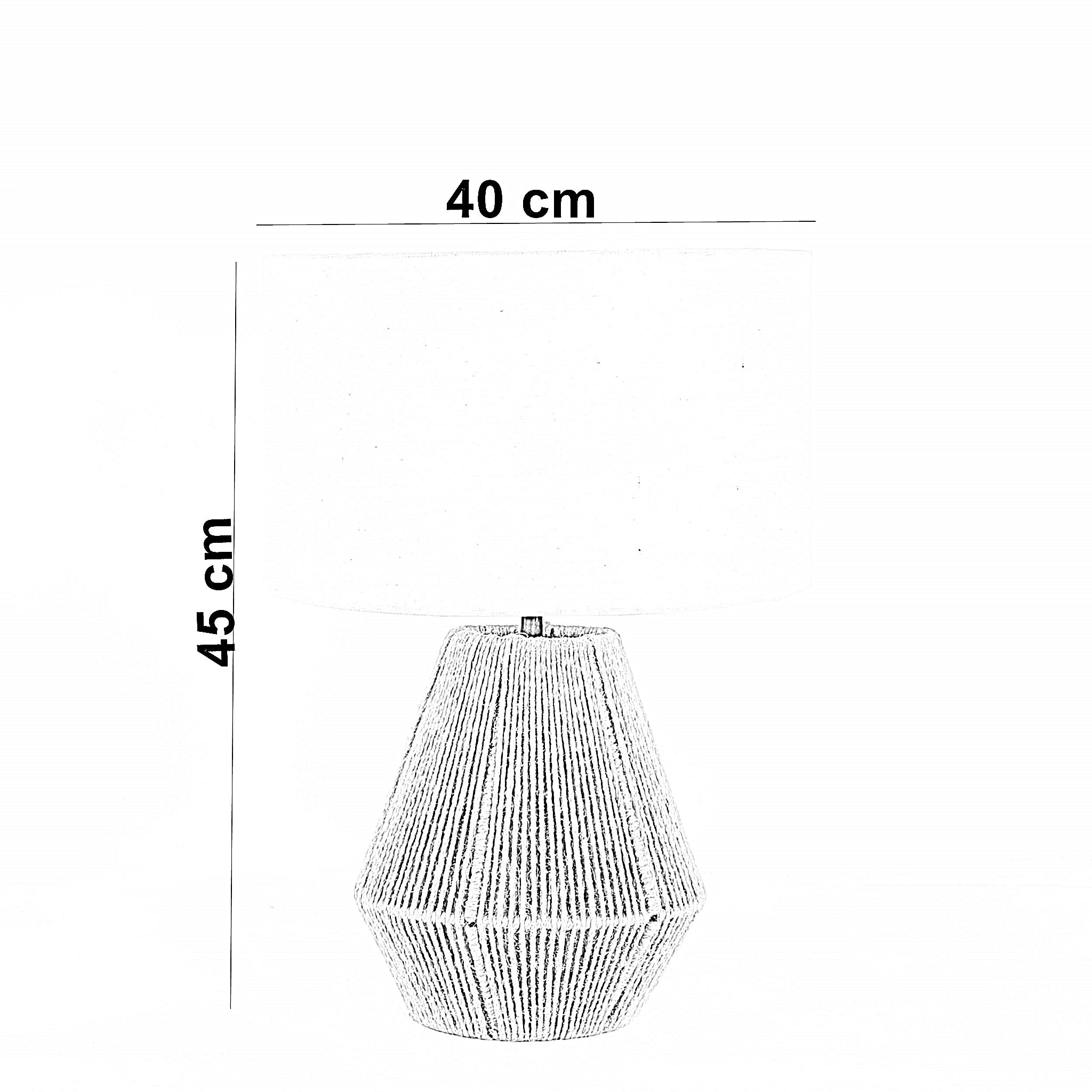 أباجورة قماش، 40*45 سم