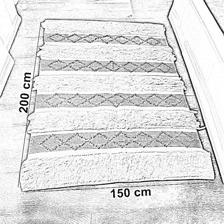 سجادة صوف، 150*200 سم