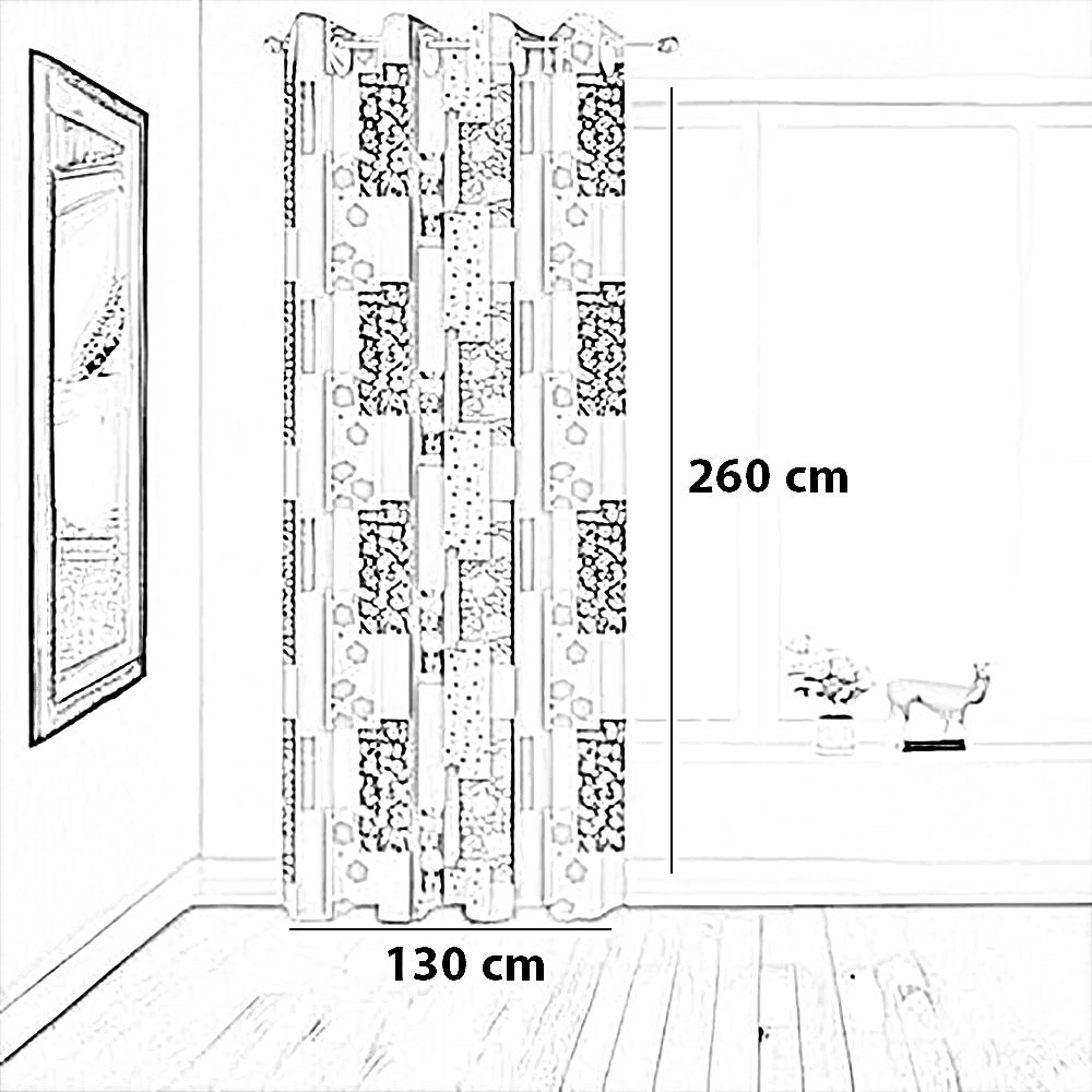 ستارة بوليستر، 130*260 سم