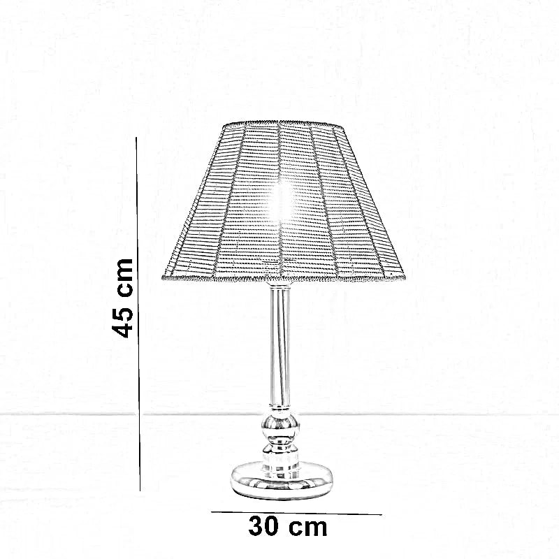 أباجورة معدن، 30*45 سم