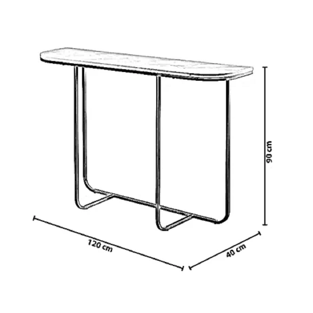 كونسول ستيل، 120*40*90 سم