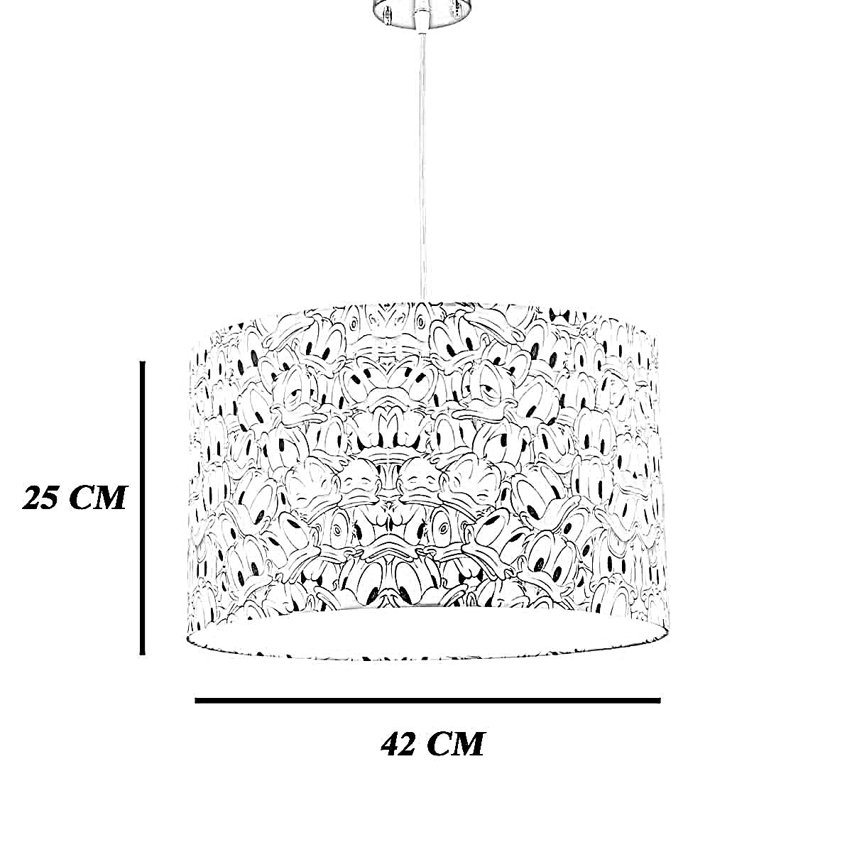 نجفة قماش، 42*25 سم