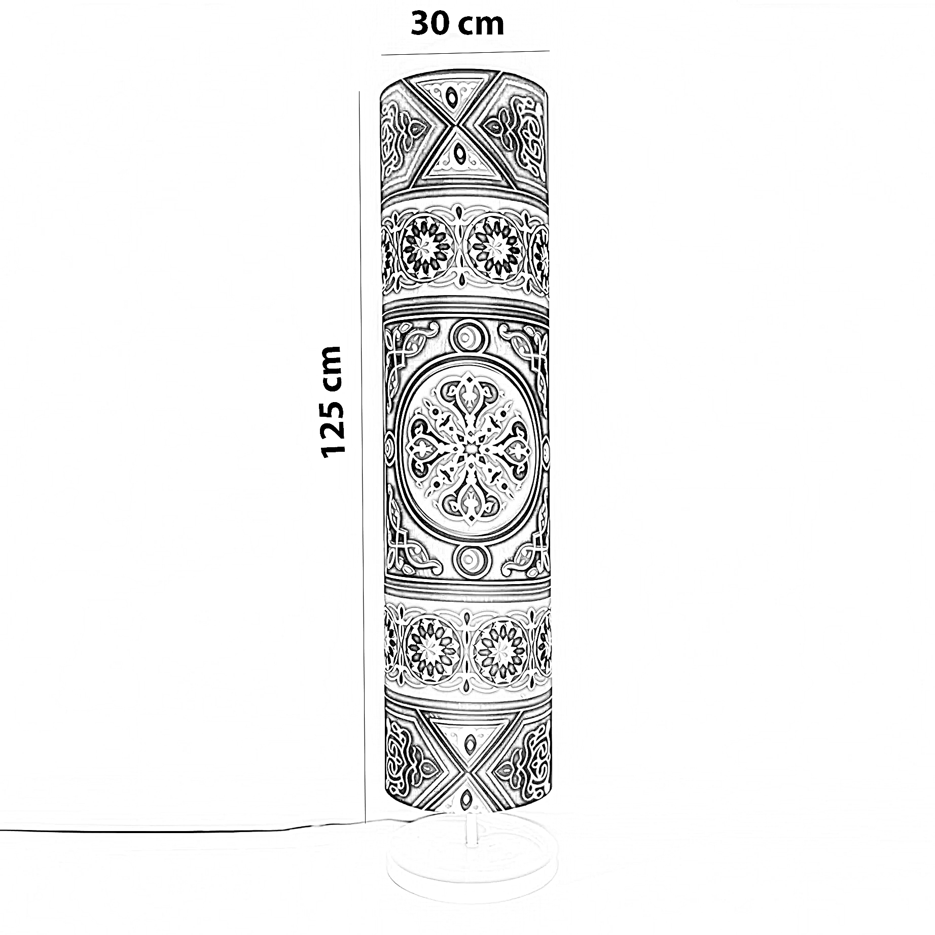 أباجورة رمضانية قماش، 30*125 سم