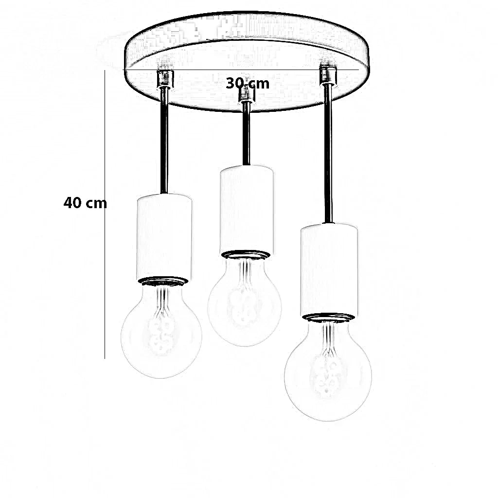 نجفة ستيل، 30*40 سم