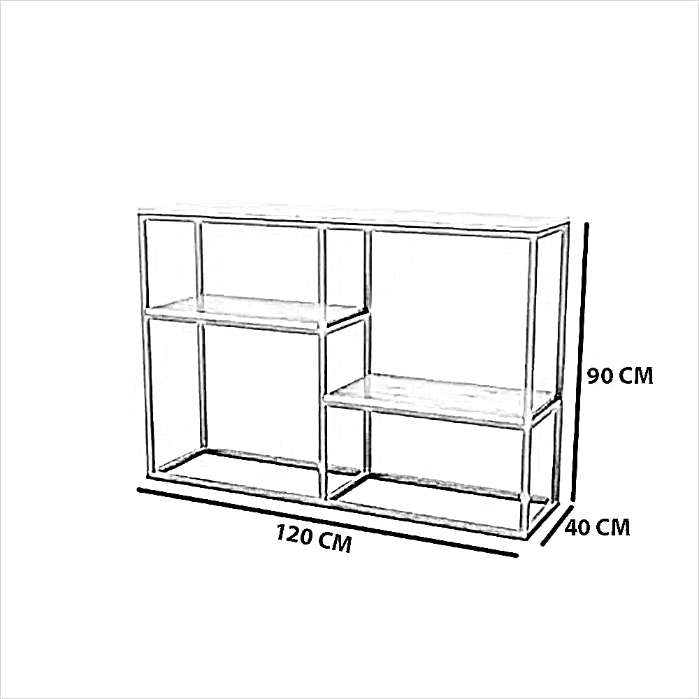 كونسول معدن، 120*40*90 سم