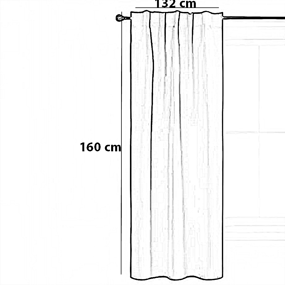 ستارة بوليستر، 132*160 سم