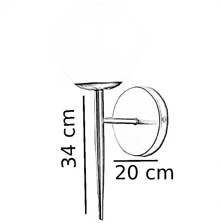 أبليك حائط ستيل، 20*34 سم