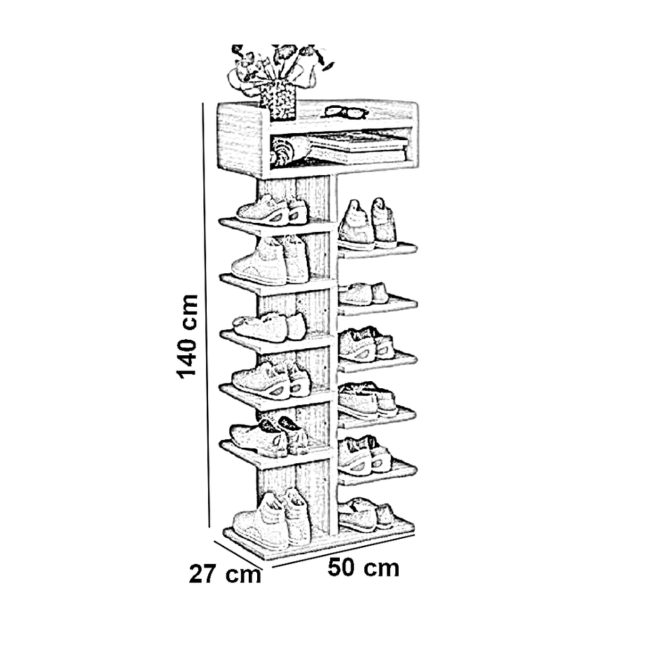 جزامة خشب ام دي اف، 50*27*140 سم
