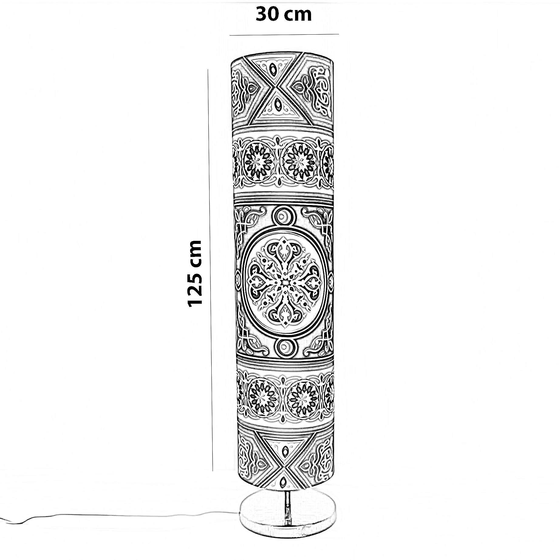 أباجورة رمضانية قماش، 30*125 سم