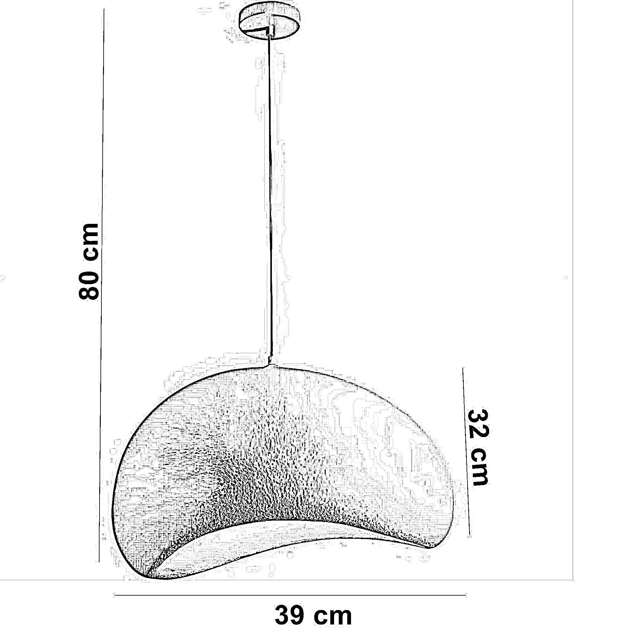 نجفة بوليستر، 39*80 سم