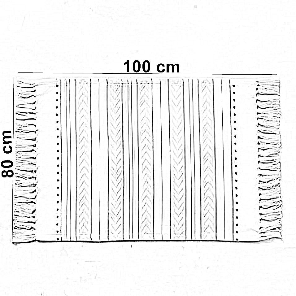 سجادة صوف، 80*100 سم