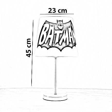 أباجورة اطفال معدن، 23*45 سم