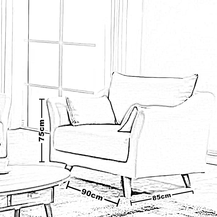 طقم كنب خشب زان، قطعتين