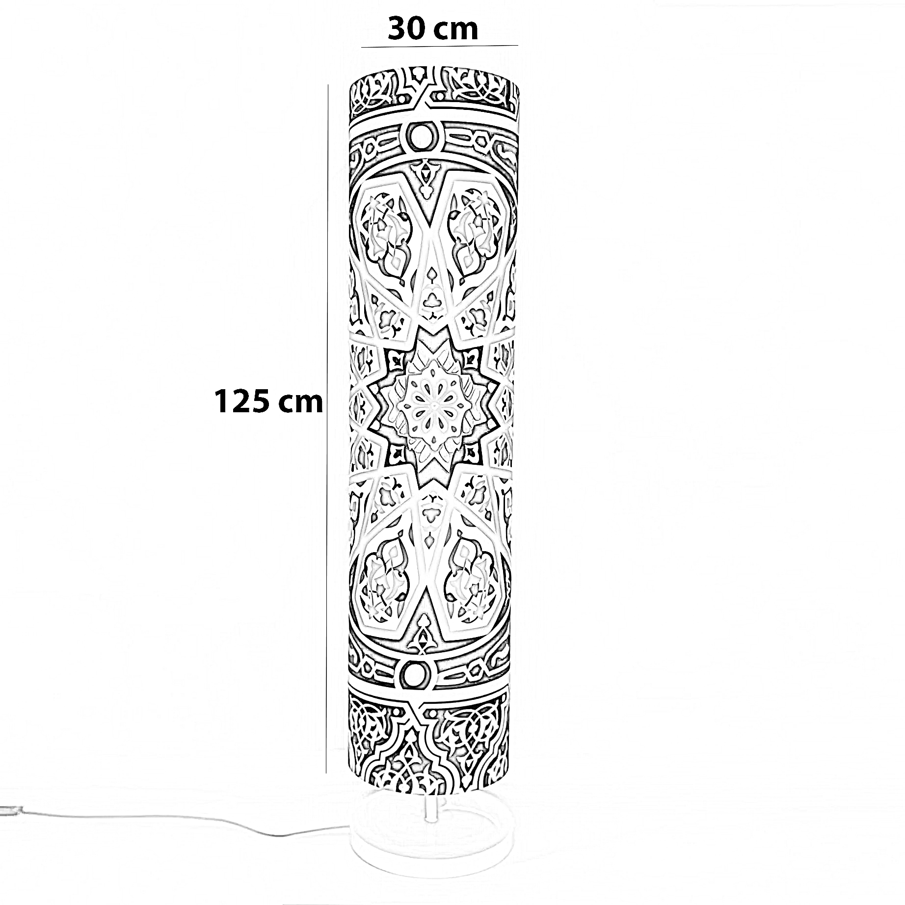 أباجورة رمضانية قماش، 30*125 سم