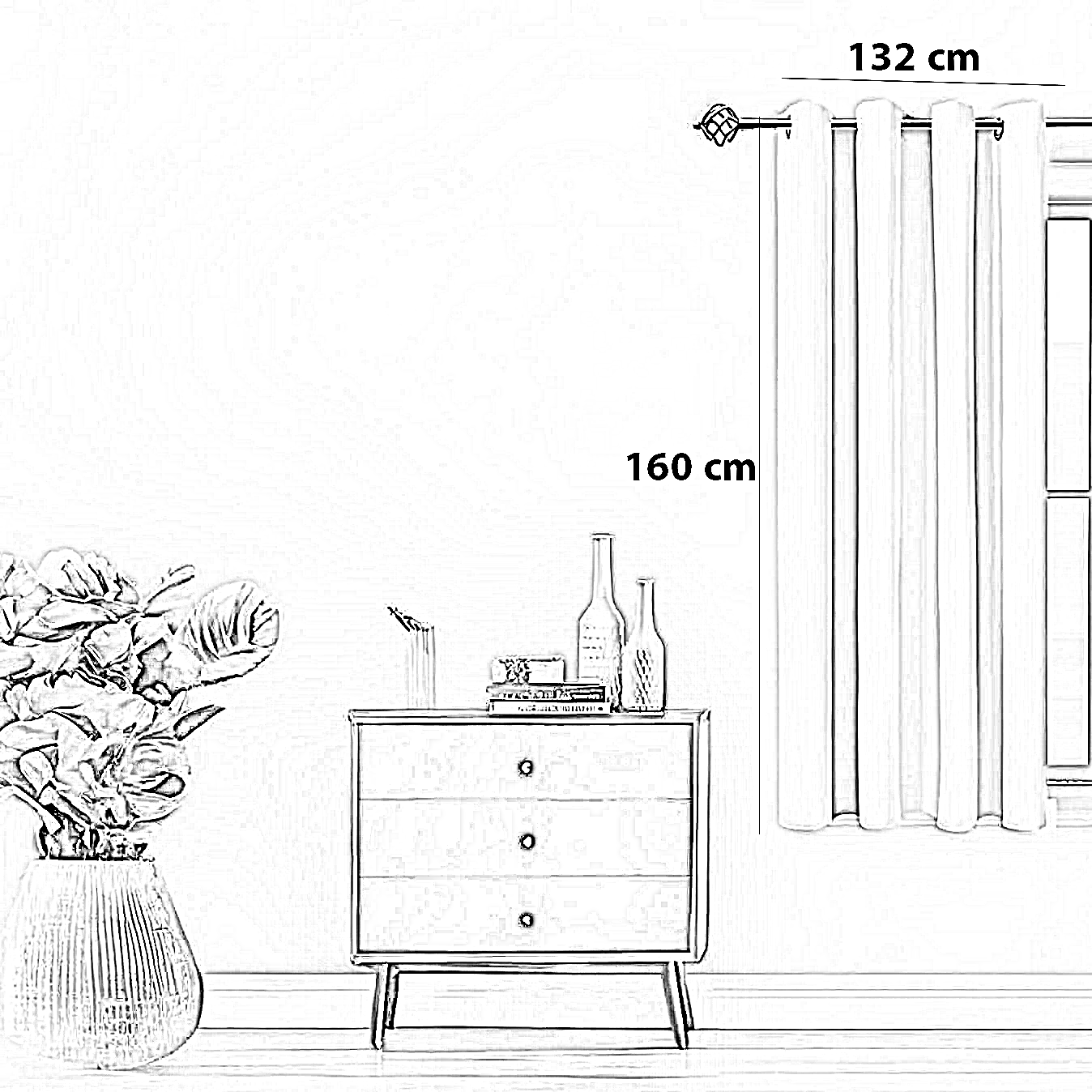 ستارة بوليستر، 132*160 سم