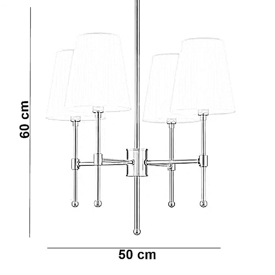 نجفة معدن، 50*60 سم