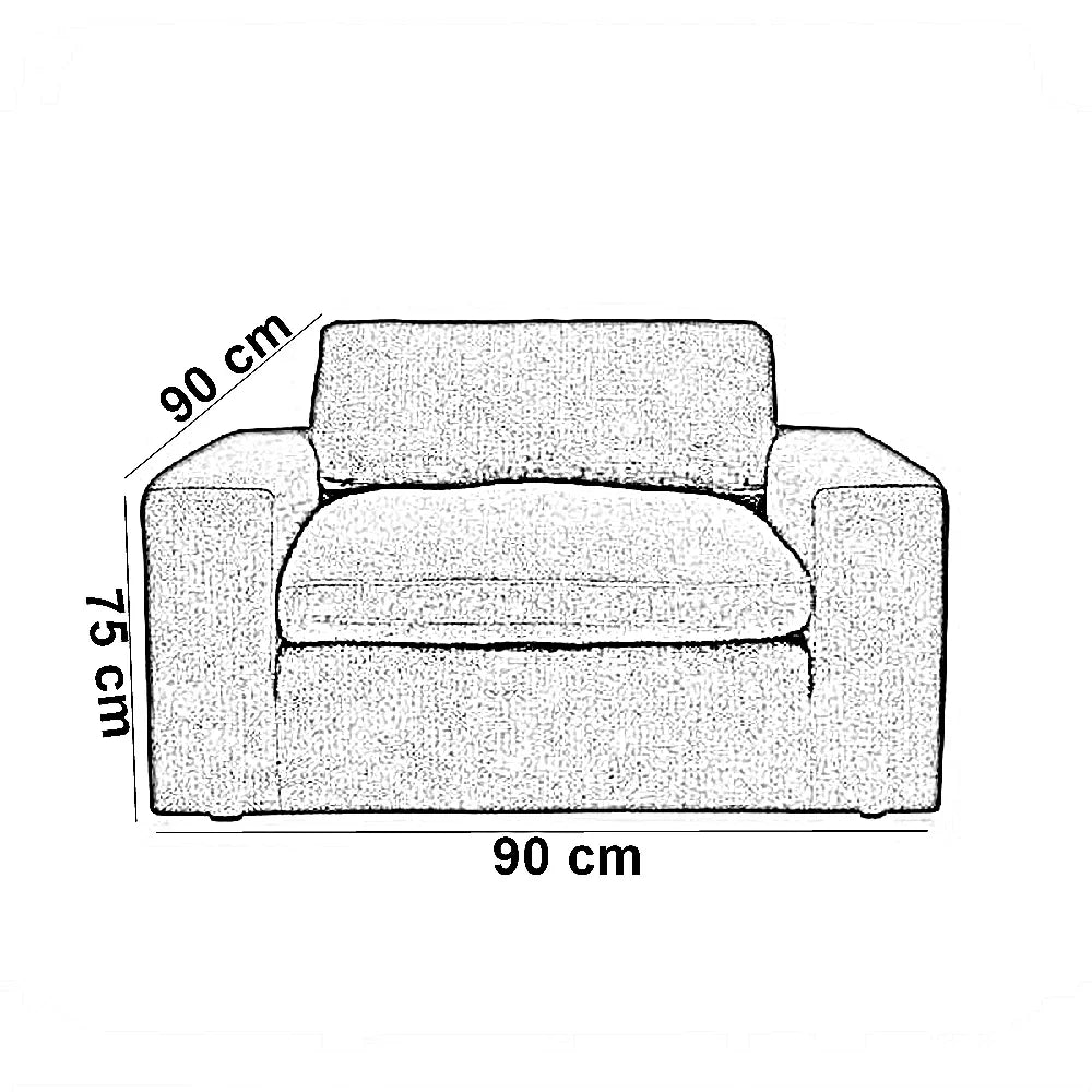 كرسي خشب زان، 90*90*75 سم