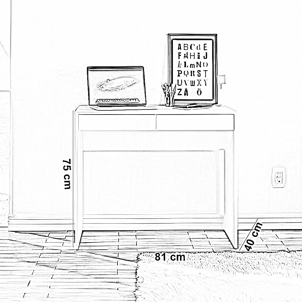 مكتب ام دي اف، 81*40*75 سم