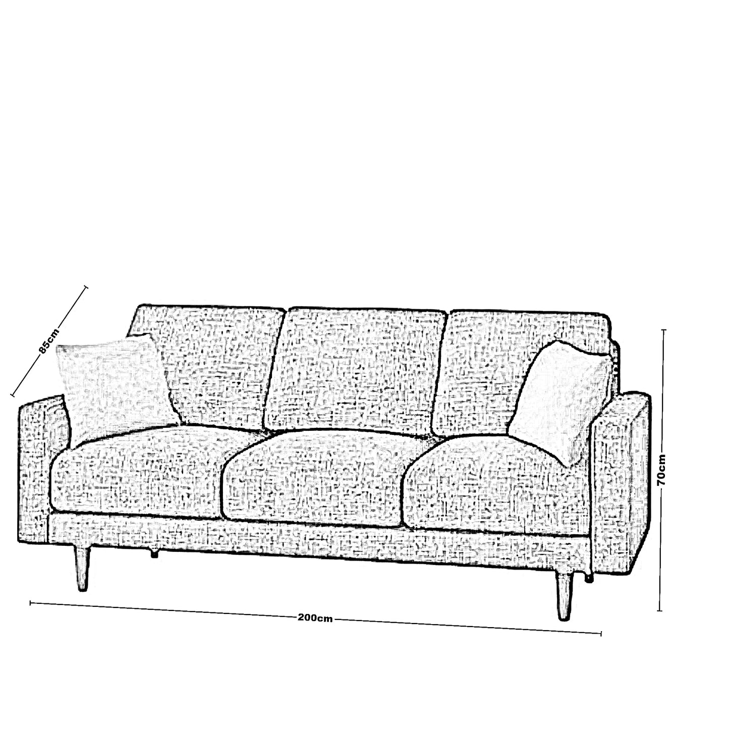 طقم كنب خشب زان، قطعتين