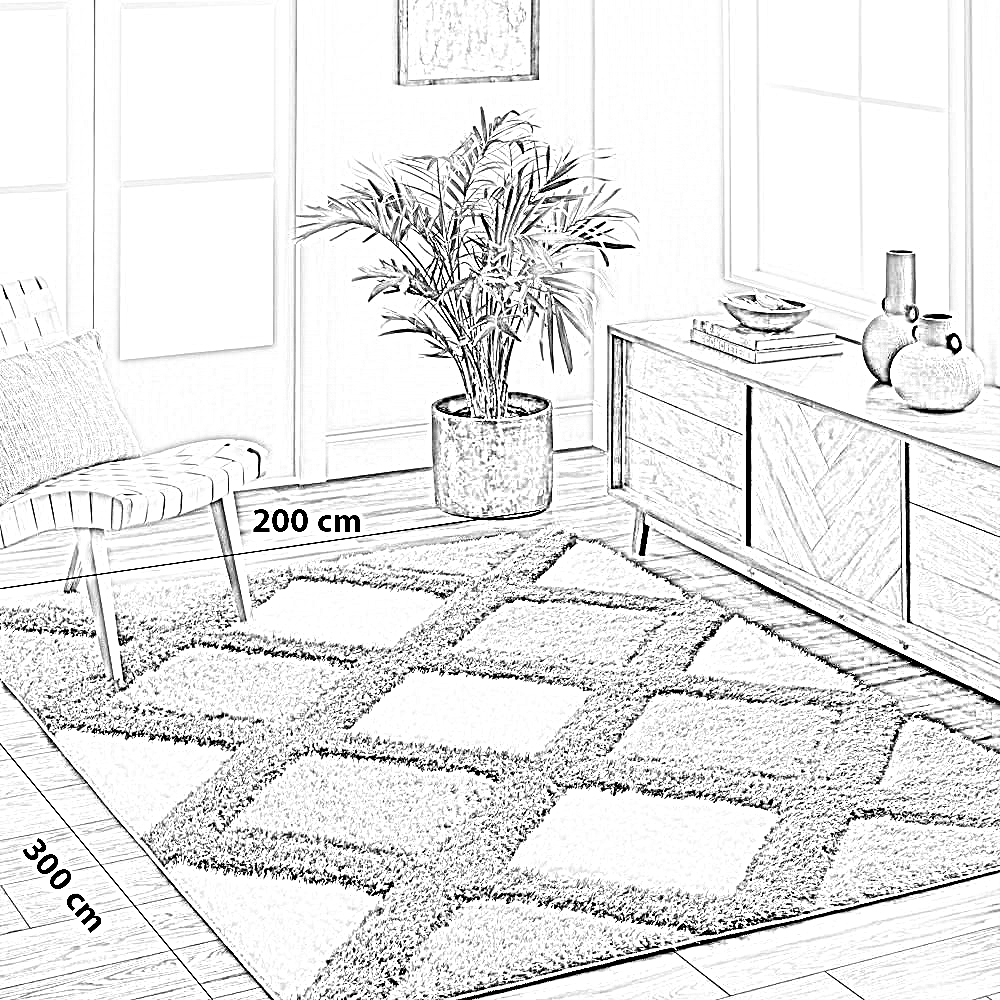 سجادة قطن و حرير، 200*300 سم