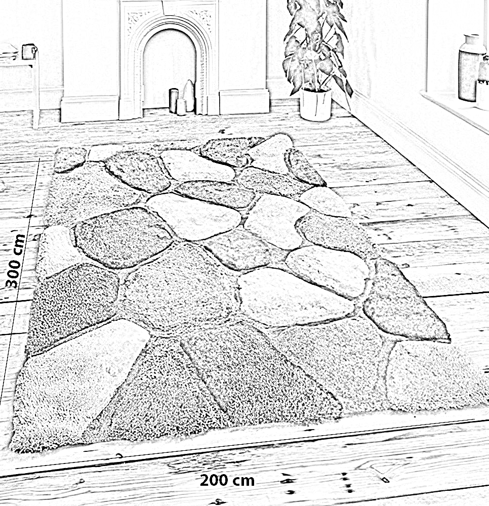 سجادة قطن و حرير، 200*300 سم