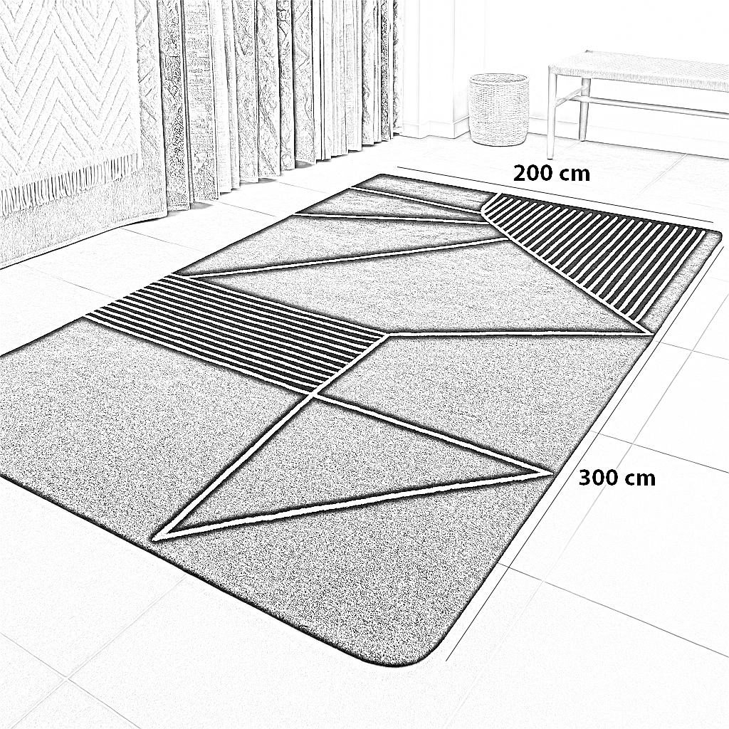 سجادة قطن و حرير، 200*300 سم