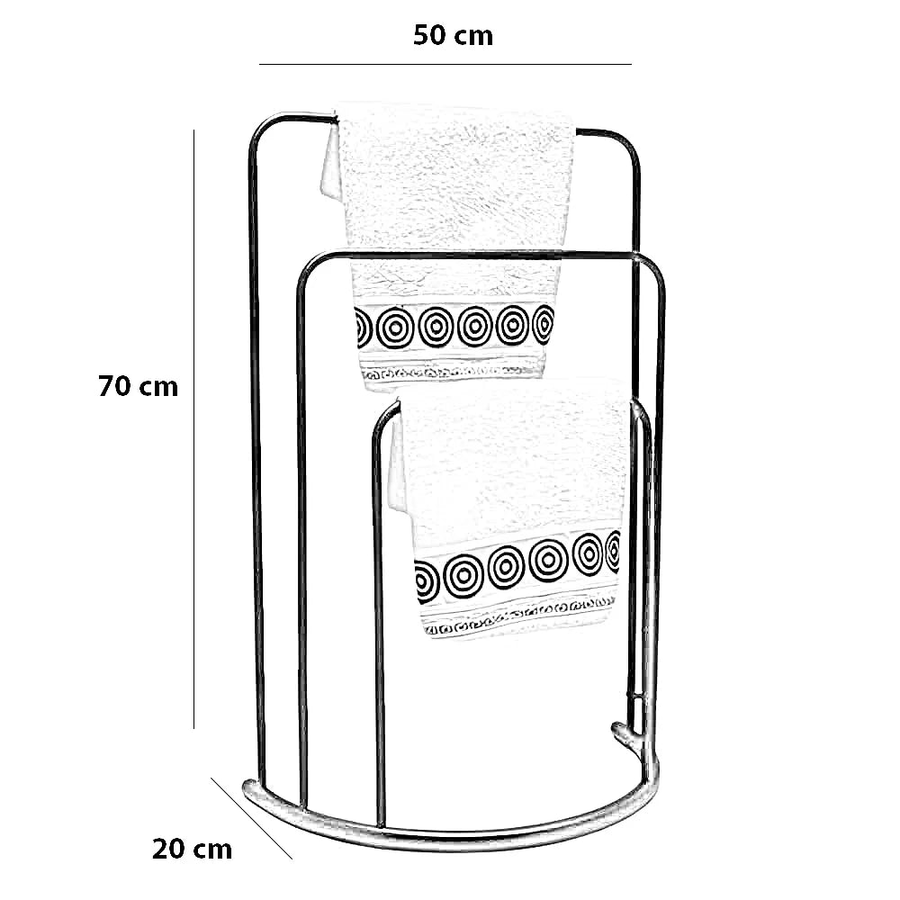 حامل مناشف ستيل، 50*20*70 سم