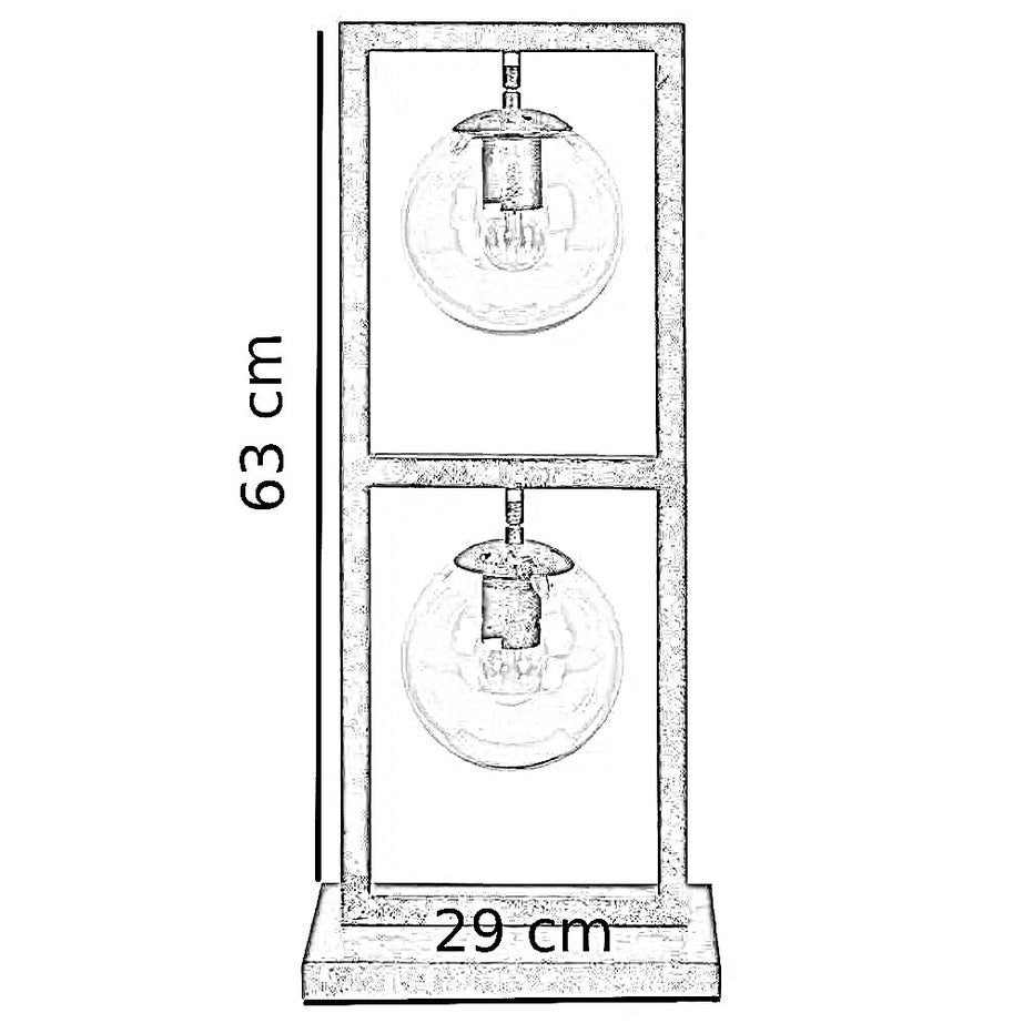 أباجورة ستيل، 29*63 سم