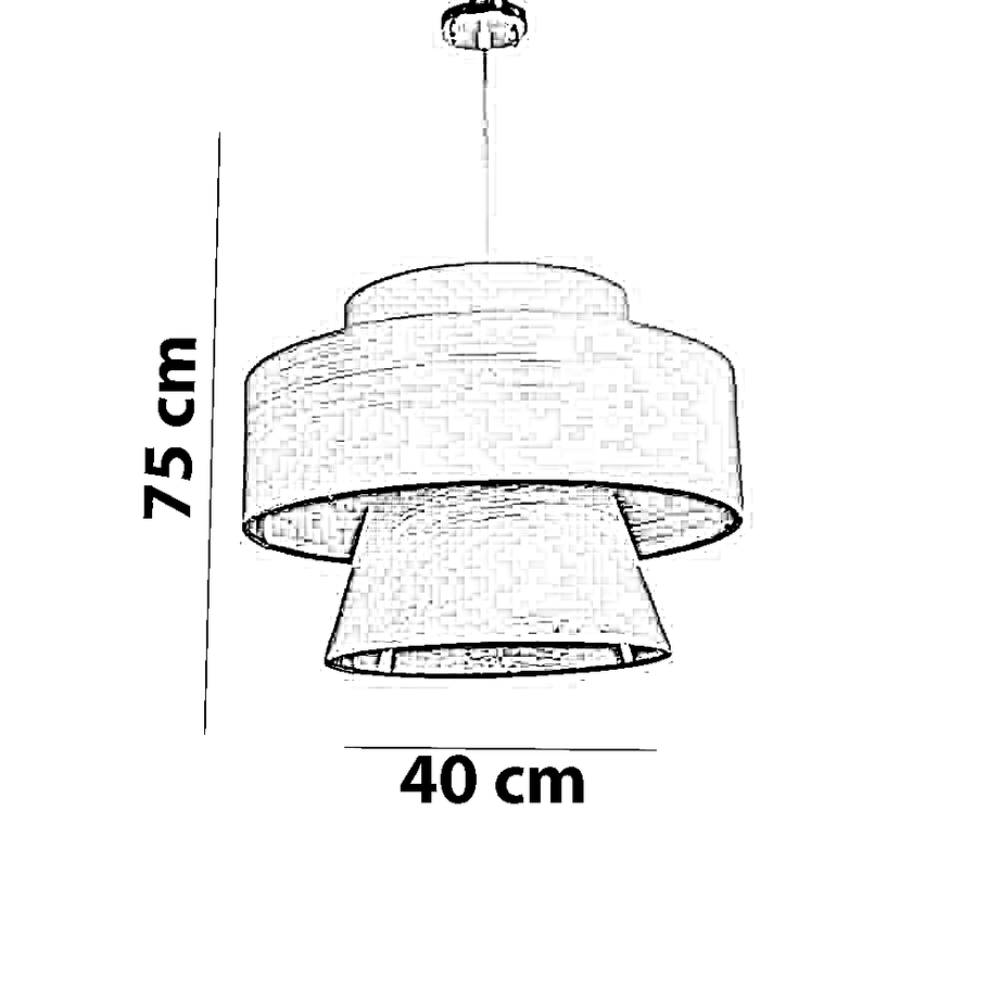 نجفة قماش، 40*75 سم