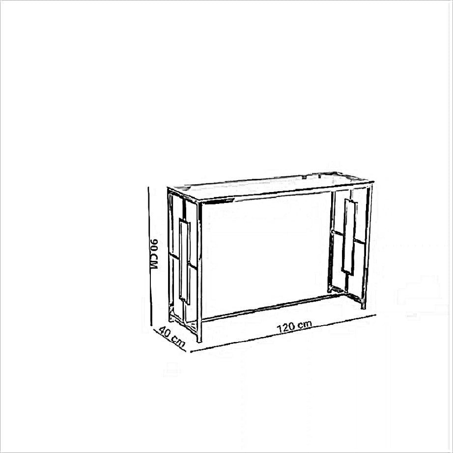 كونسول معدن، 120*40*90 سم
