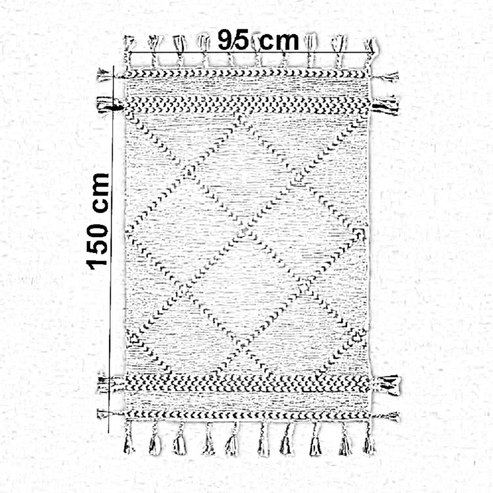 سجادة صوف، 95*150 سم