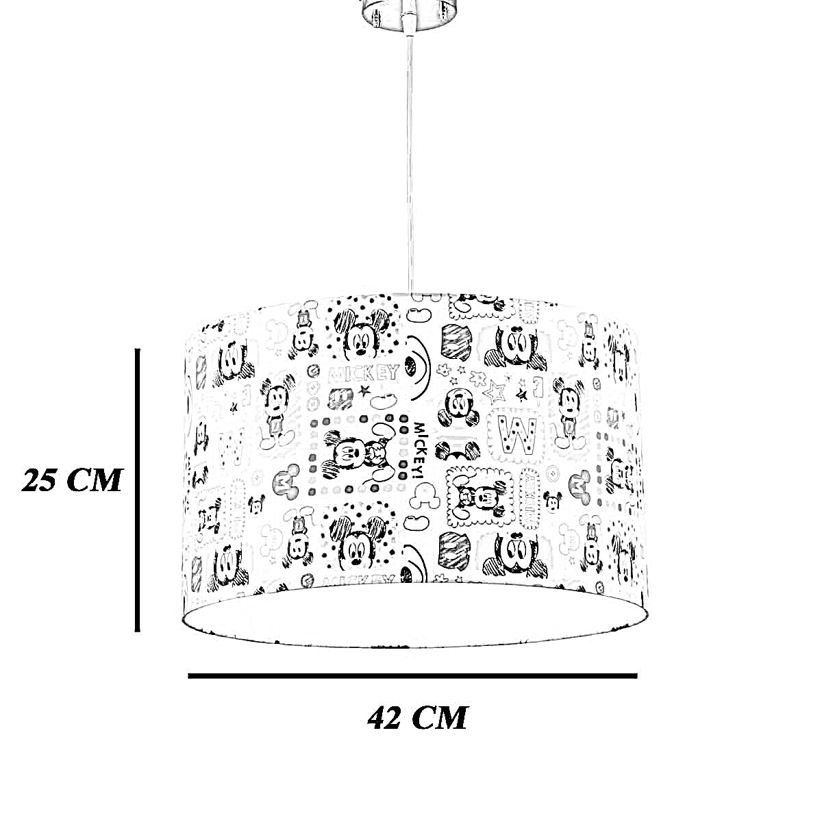 نجفة قماش، 42*25 سم