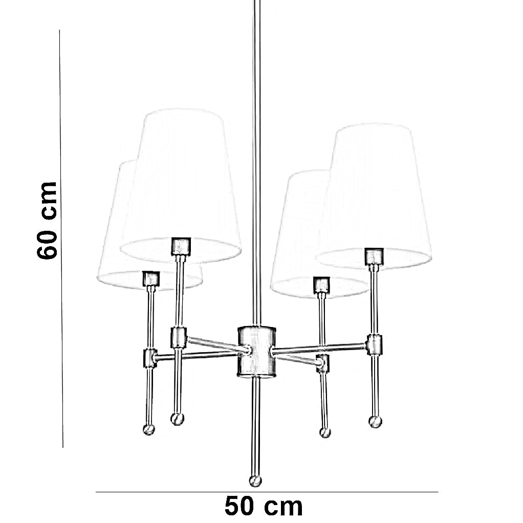 نجفة معدن، 50*60 سم