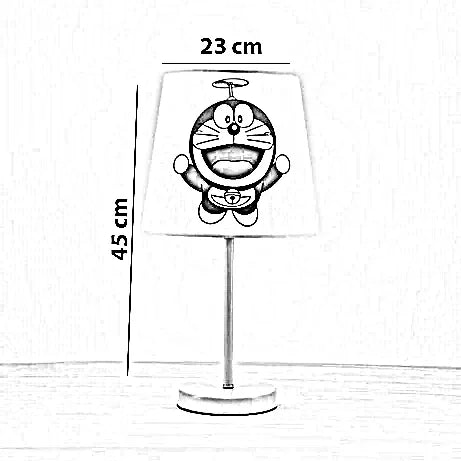 أباجورة أطفال معدن، 23*45 سم
