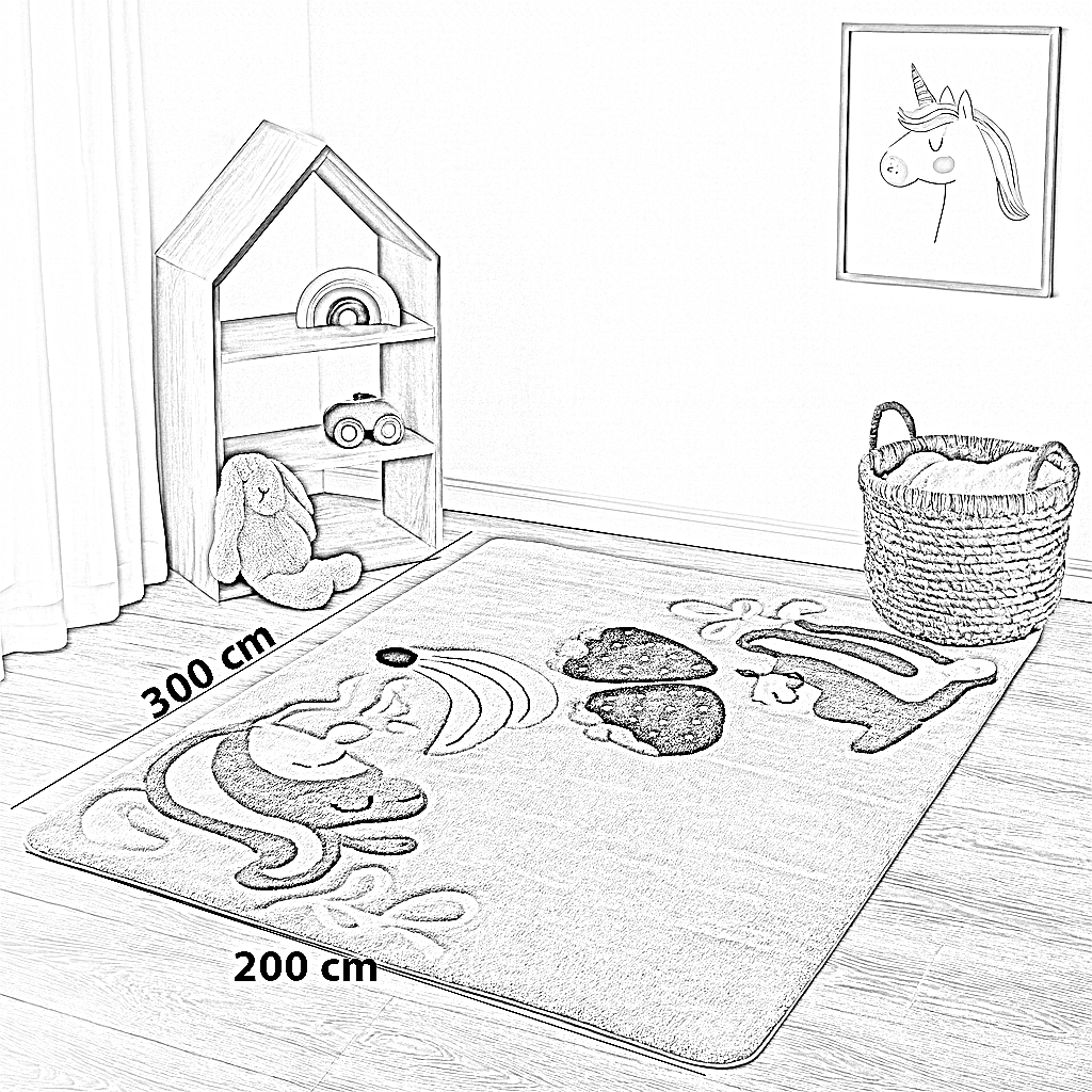 سجادة قطن و حرير، 200*300 سم