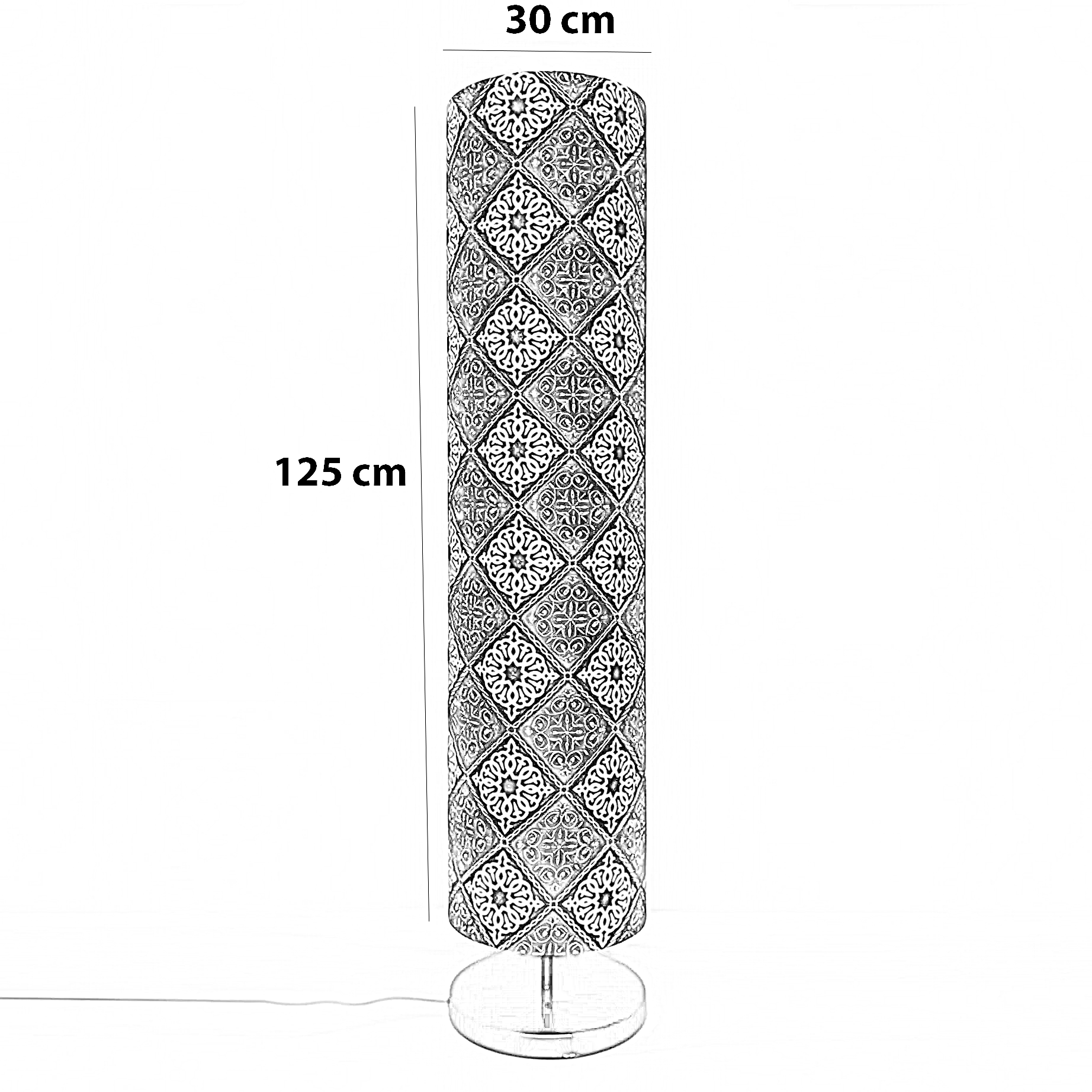 أباجورة رمضانية قماش، 30*125 سم