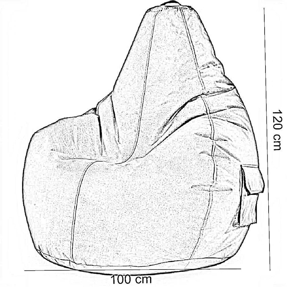 بين باج وتر برووف، 100*120 سم - كحلي